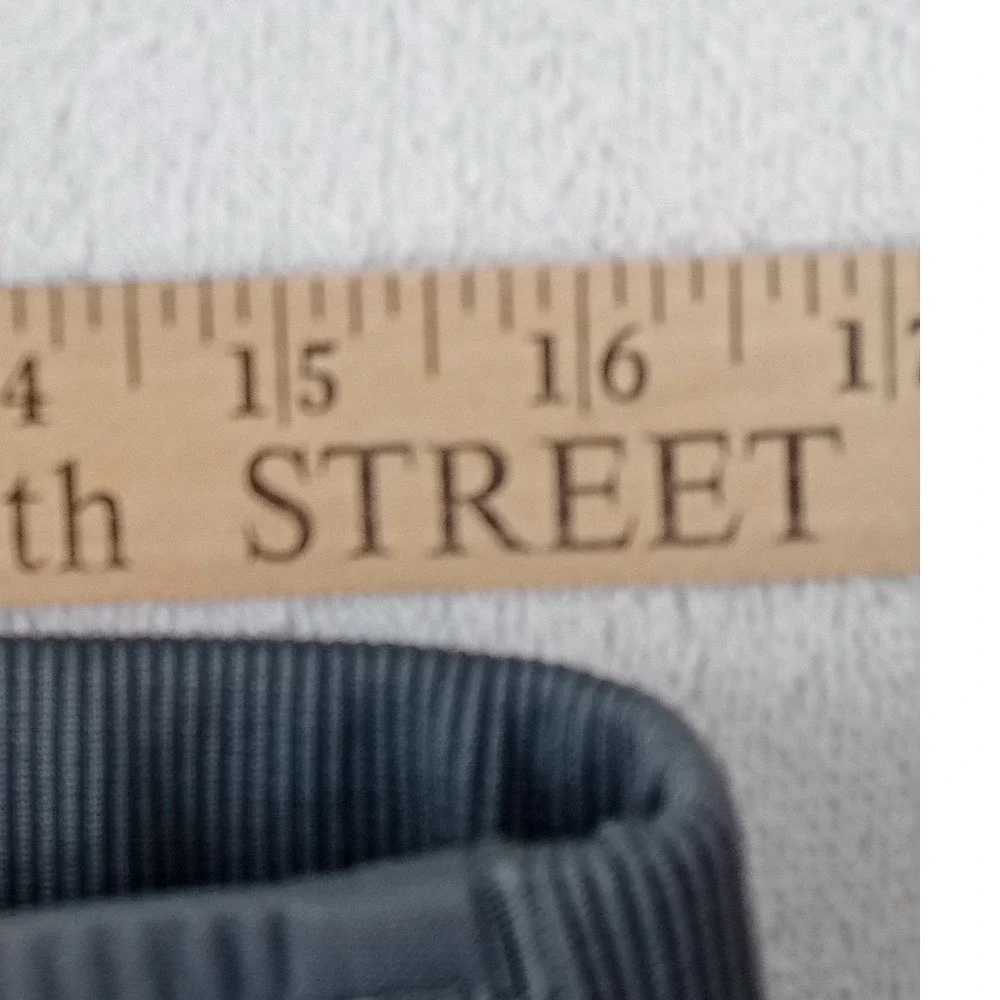 Adidas Mens Athletic Jogger Pants Gray‎ Elastic Waist 3 Stripe Logo